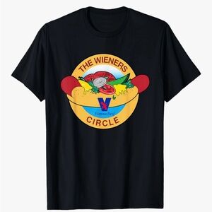 Black T-Shirt with The Wieners Circle Graphic